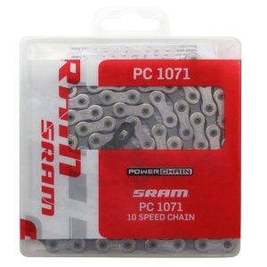 Chaine relais tandem SRAM 10V PC1071 152M assemblée avec 2 maillons rapides