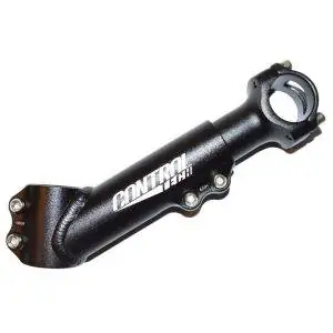 Potence tandem PNA réglable 35° alu noir diamètres 31,6/31,8 mm