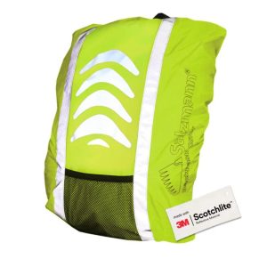 Couvre Sac à Dos SALZMANN imperméable jaune fluo réfléchissant