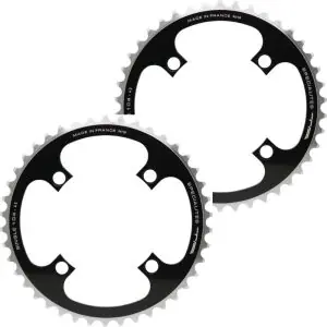 Ensemble 2 plateaux relais TANDEM Spécialités TA SINGLE BCD 104mm 38 dents noir