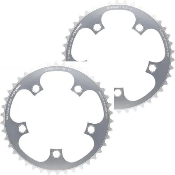 Ensemble 2 Plateaux TANDEM Spécialités TA SINGLE 110mm argent