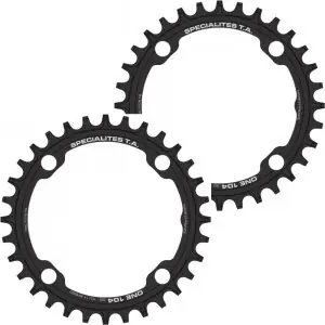 Ensemble 2 plateaux relais TANDEM anti-déraillement Spécialités TA ONE 104 32 dents