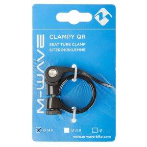 Collier de Selle à blocage rapide M-WAVE alu 34,9 mm – Image 2