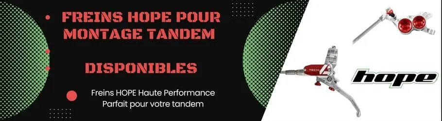Freins HOPE pour montage tandem disponibles