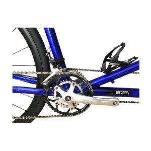 Tandem route EXS alu fourche carbone cintre carbone 2x11V Disc Shimano Ultegra roues DT Swiss ER1600 DB30 700x28C couleur au choix 56-48cm – Image 7