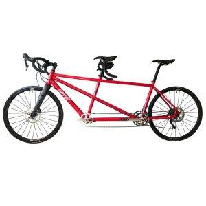 Tandem route EXS alu fourche carbone cintre carbone 2x11V Disc Shimano Ultegra roues DT Swiss HG1800 700x30C couleur au choix 56-48cm – Image 2