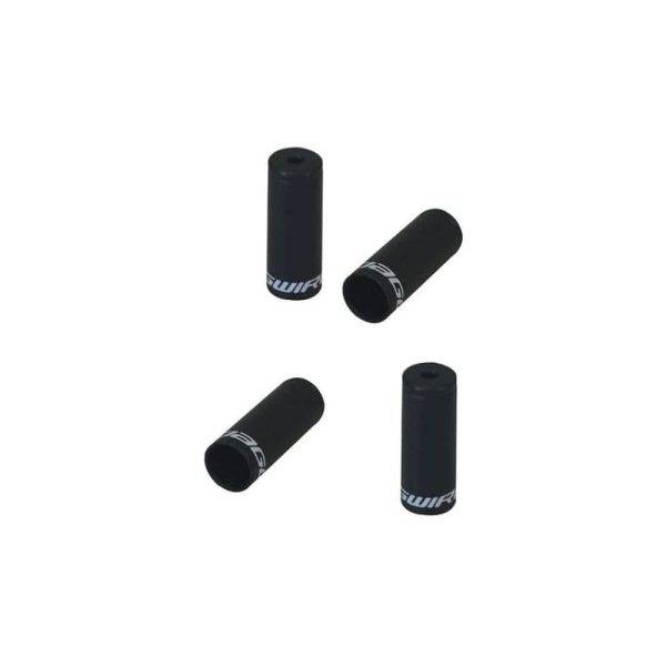 4 embouts de gaine dérailleur JAGWIRE 4mm ouvert alu noir