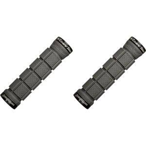 Paire de Grips LIZARD SKINS Northshore gris avec 2 Lock-on noirs
