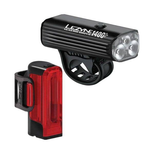 Eclairage avant arrière LEZYNE Led Macro Drive 1400 Strip Drive Pro 400