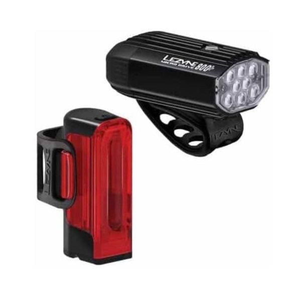 Eclairage avant arrière LEZYNE Micro Drive 800 Strip Drive