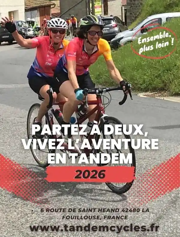 partez à deux en tandem
